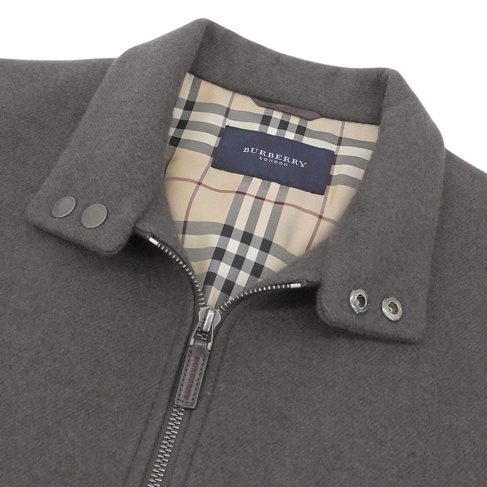 極美品△BURBERRY LONDON バーバリーロンドン ウール アンゴラ混 裏地