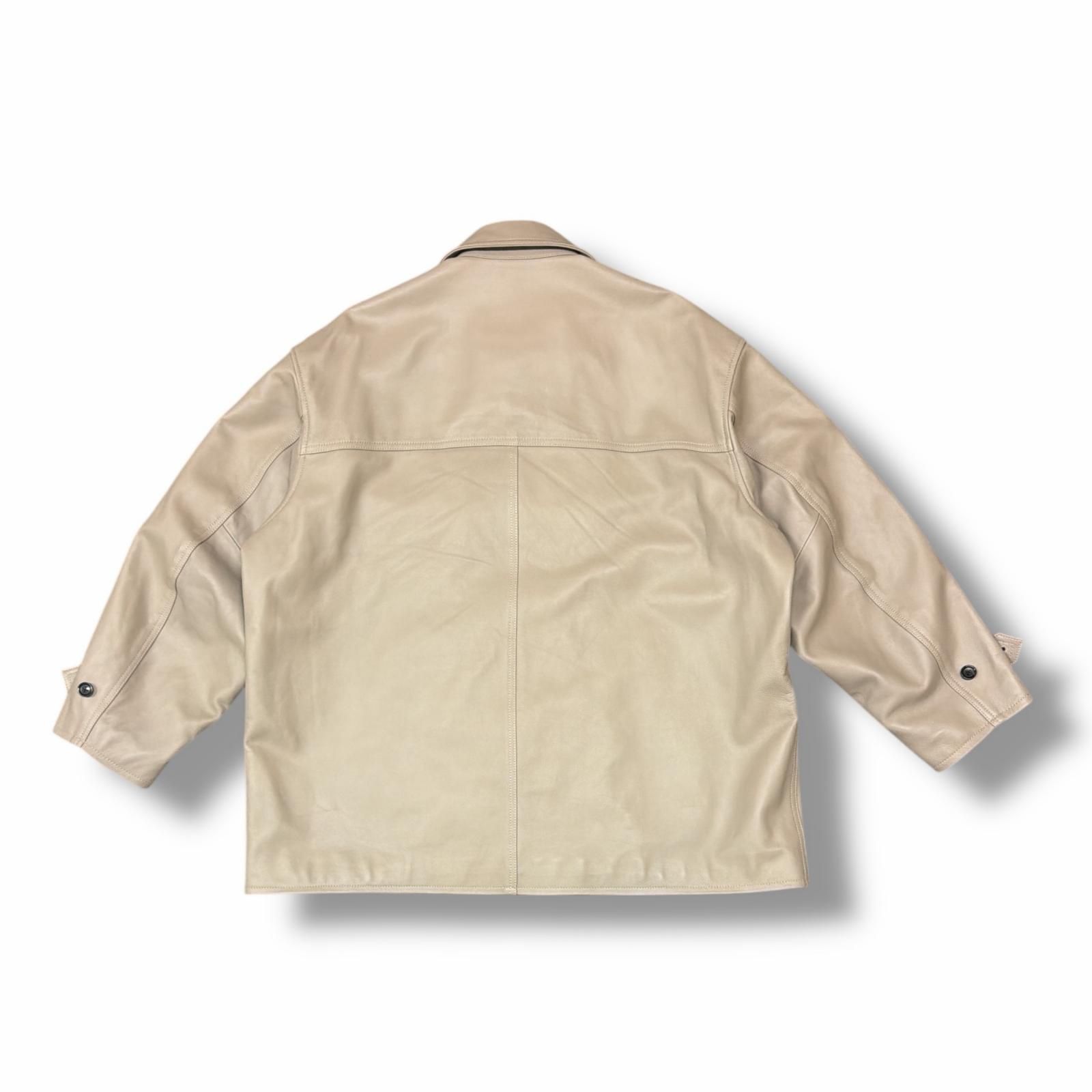 参考上代143000円 Graphpaper 25AW Sheep Leather Corbusier Jacket 