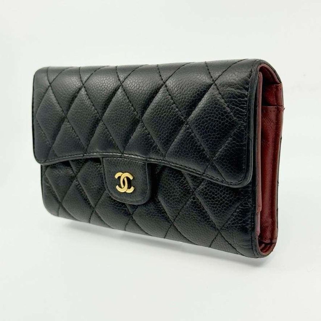 極美品】CHANEL シャネル マトラッセ クラシック ロング ウォレット 