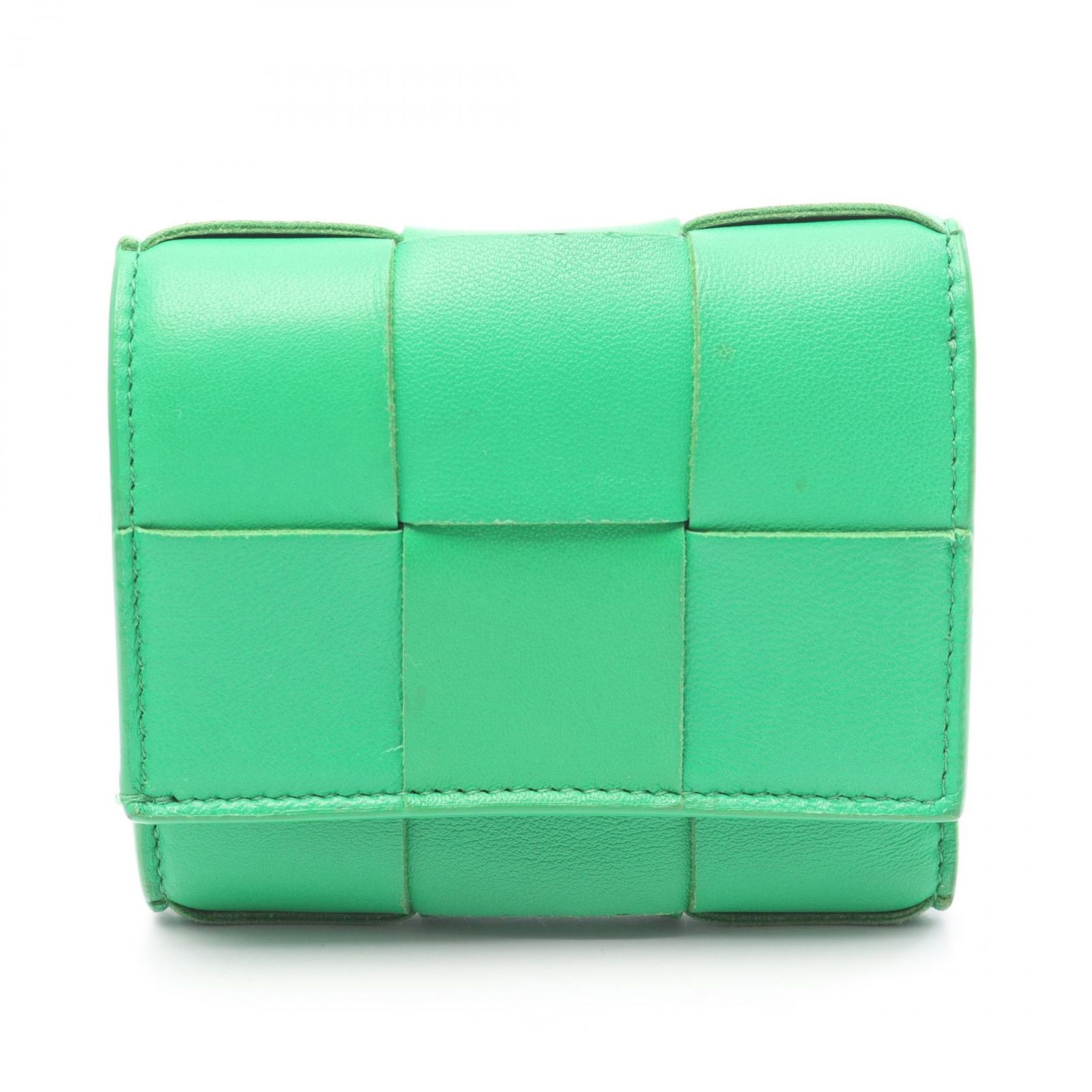 ボッテガヴェネタ BOTTEGA VENETA 三つ折り財布 カセット ファスナー 