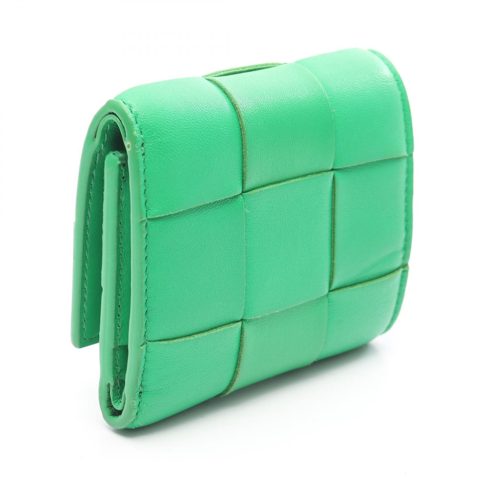 ボッテガヴェネタ BOTTEGA VENETA 三つ折り財布 カセット ファスナー 