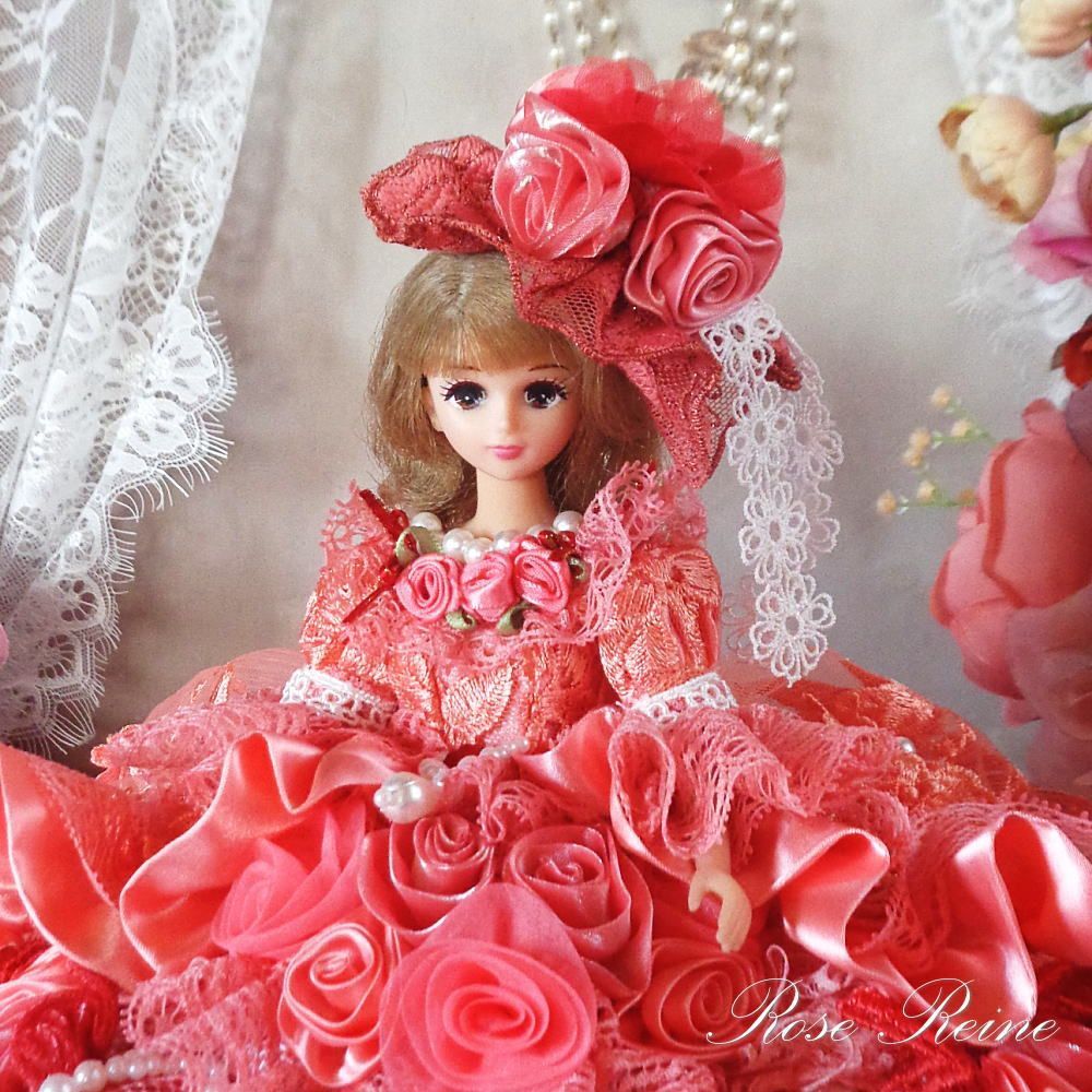 ベルサイユの薔薇 花の妖精 フェアリーコーラルのオーバーフリルドール 