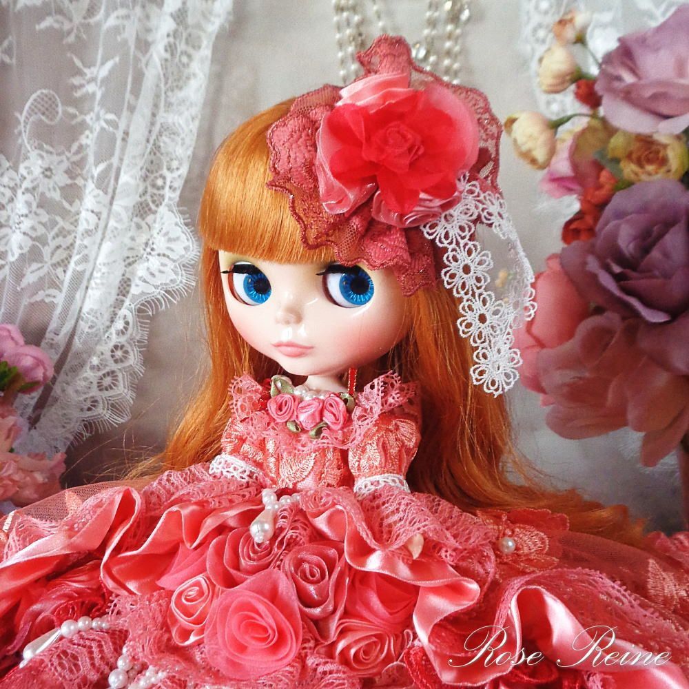 ベルサイユの薔薇 花の妖精 フェアリーコーラルのオーバーフリルドール