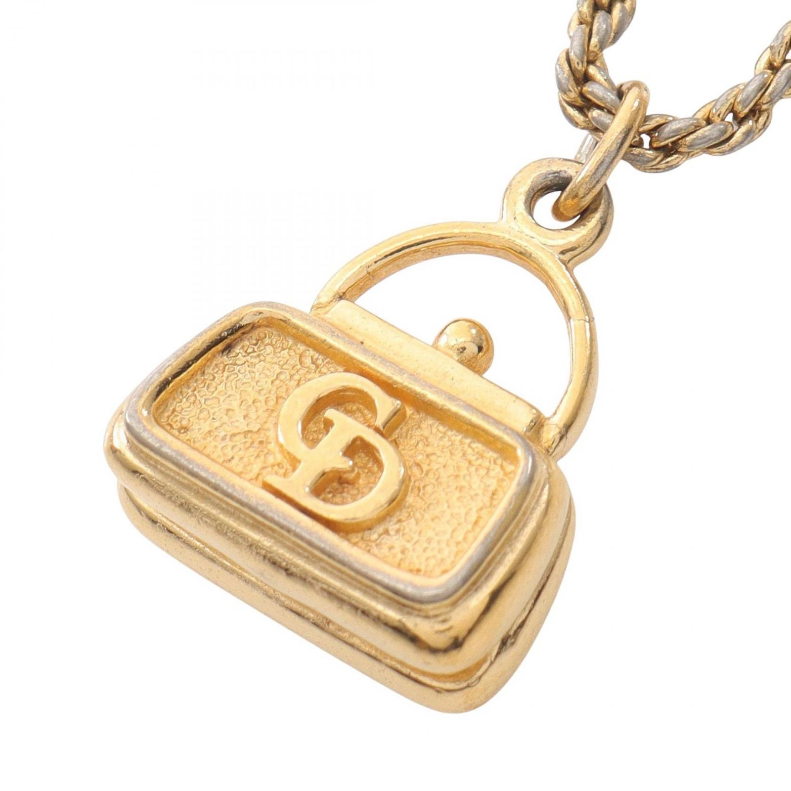 Dior CDロゴ金メッキネックレス ディオール Dior CDロゴ ネックレス 