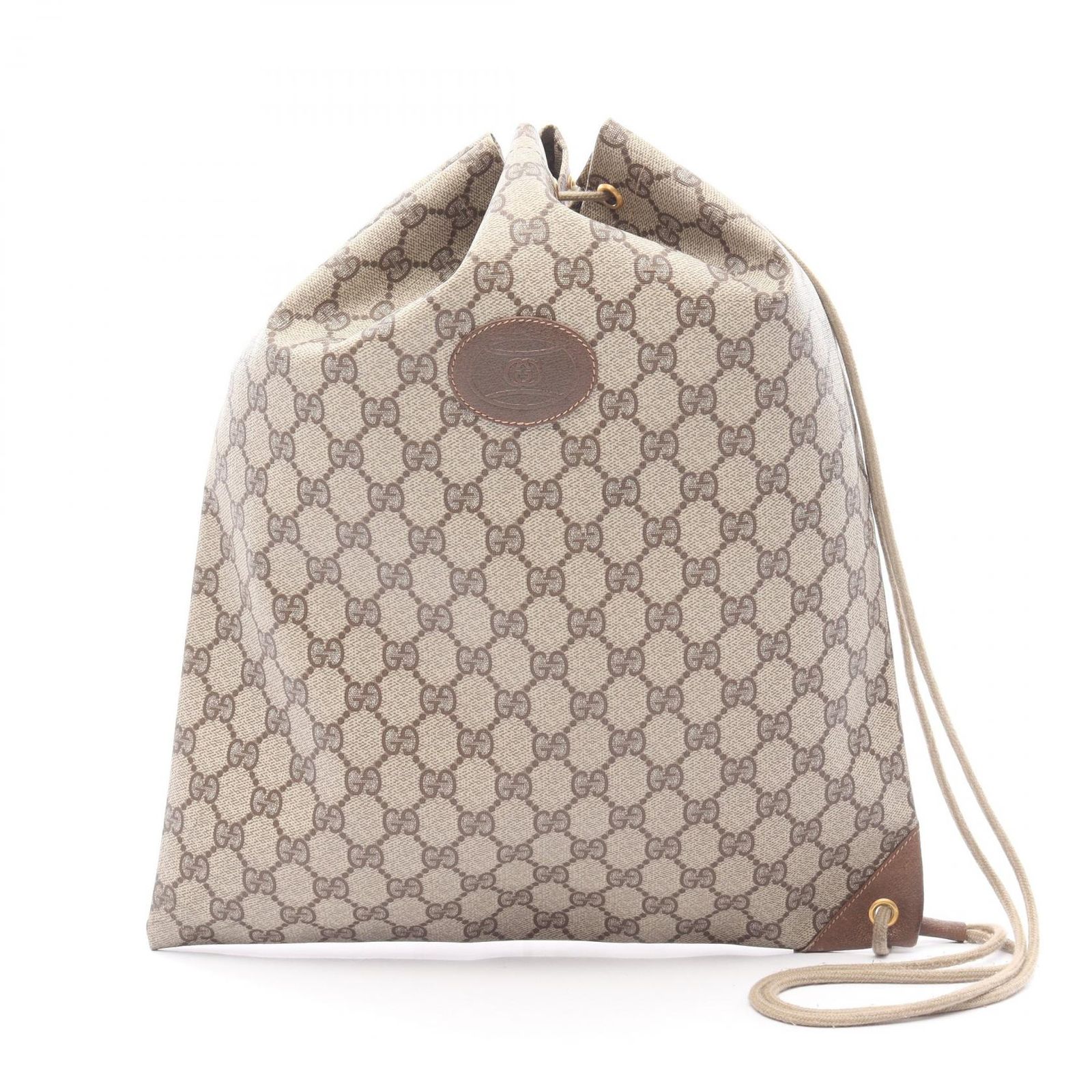 グッチ GUCCI ショルダーバッグ オールドグッチ GGプラス ベージュ 