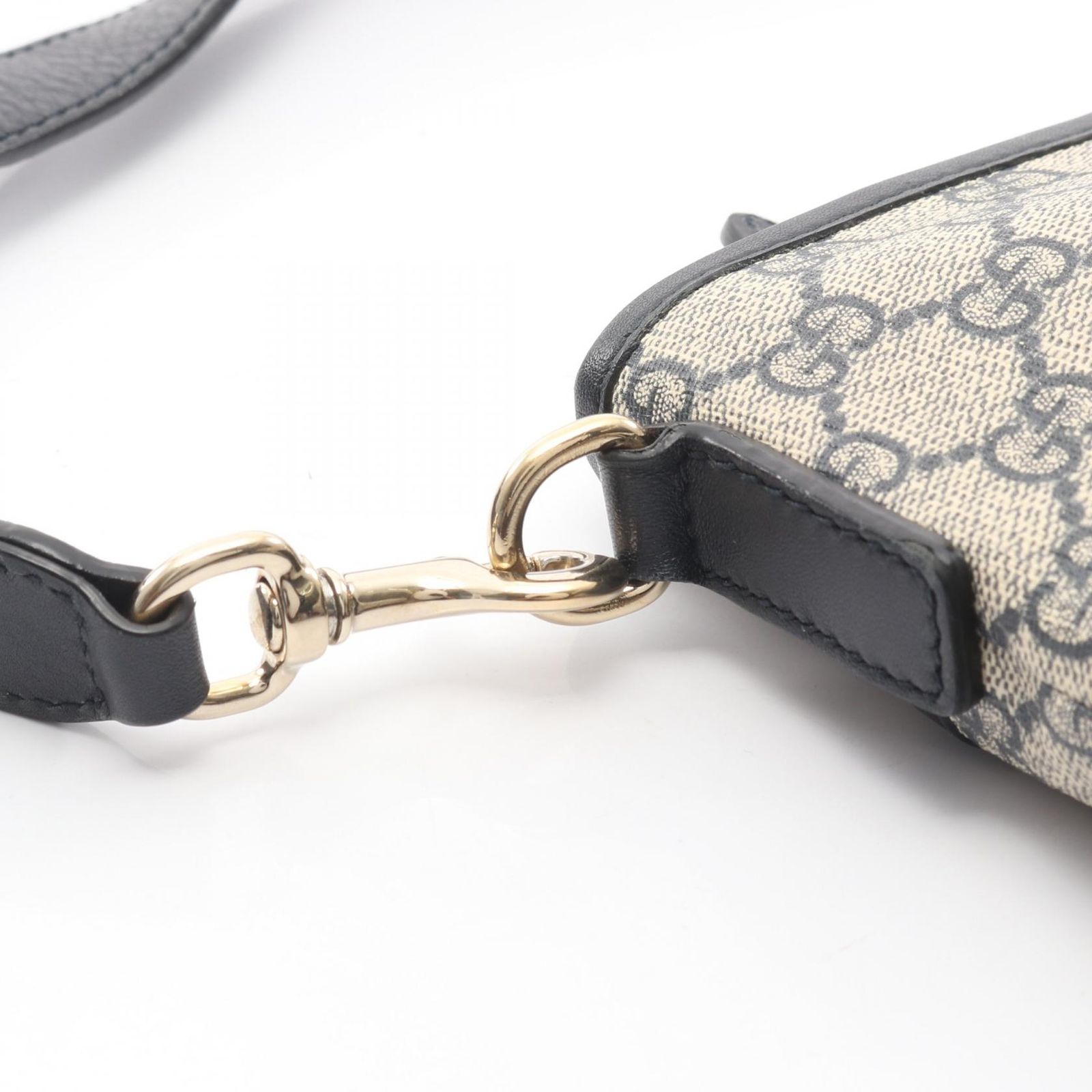 グッチ GUCCI ショルダーバッグ GGスプリーム 388924 ネイビー PVC