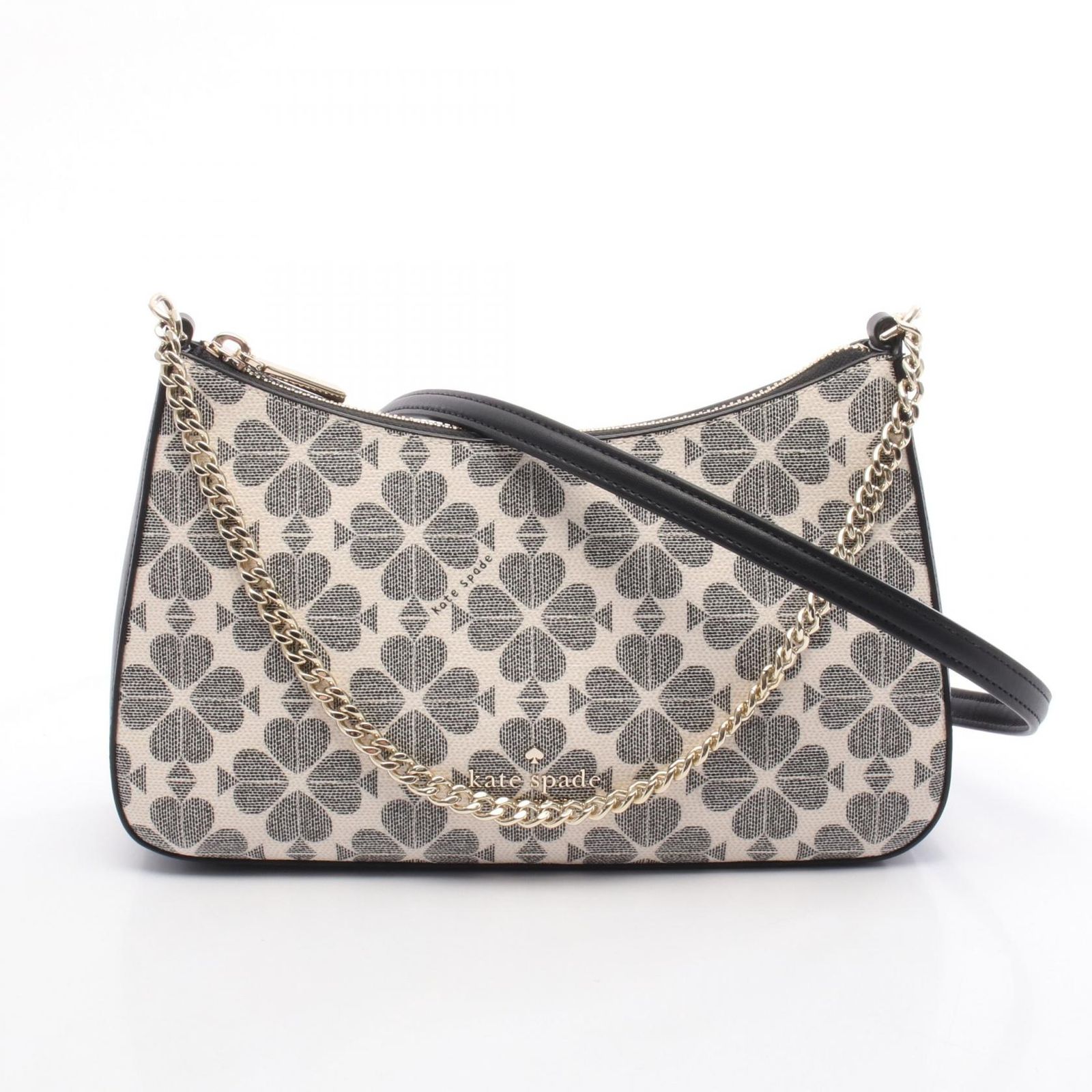 ケイトスペード Kate Spade ショルダーバッグ ホワイト/ブラック PVC 