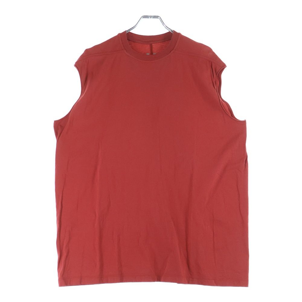 Rick Owens (リックオウエンス) 21AW GETHSEMANE Tarp Tank Top ゲッセマネ期 タープタンクトップ クルーネックノースリーブカットソー RU02A5160-JA オレンジ