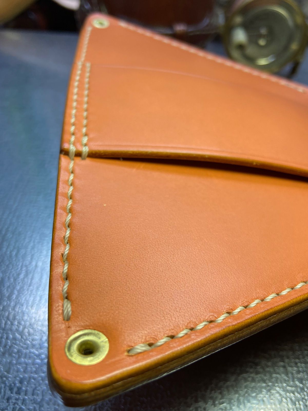 ランディングネットのホルスター ハンドメイド