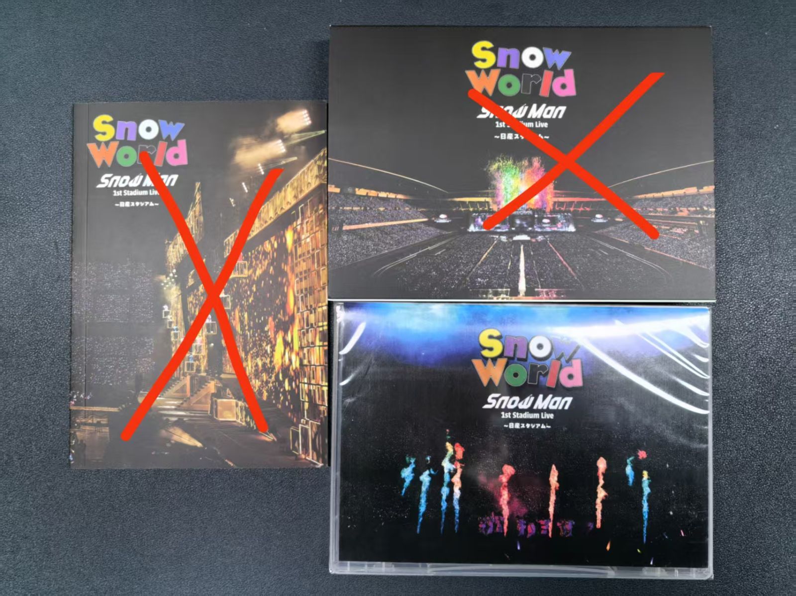 Snow World Snow Man 1st Stadium Live DVD / Blu-ray ty~ - メルカリ