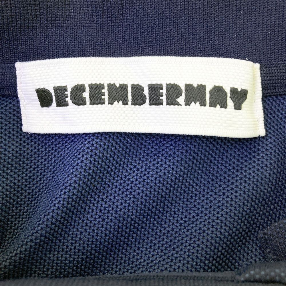 サイズ：M DECEMBERMAY ディセンバーメイ 変形襟 半袖ポロシャツ