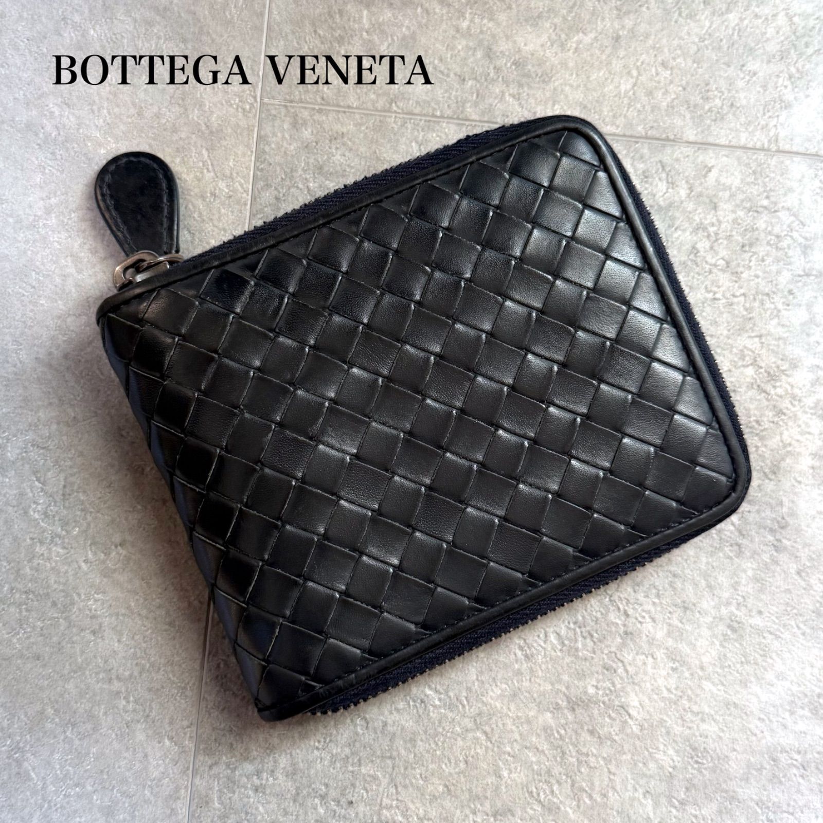 BOTTEGA VENETA ボッテガヴェネタ ラウンドファスナー 二つ折り財布 