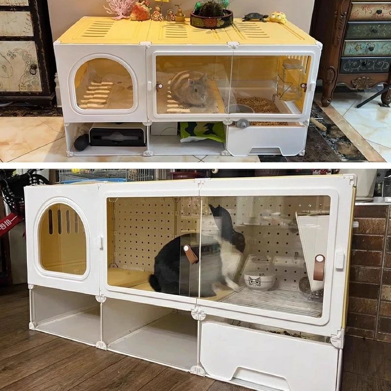 即日発送】小動物ケージ うさぎケージ 飼育ゲージ 猫用 大型 トイレ