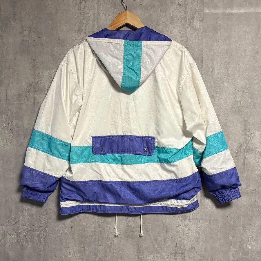 希少 90s YAMAHA ナイロンジャケット M ヤマハ 日本製 刺繍ロゴ YS