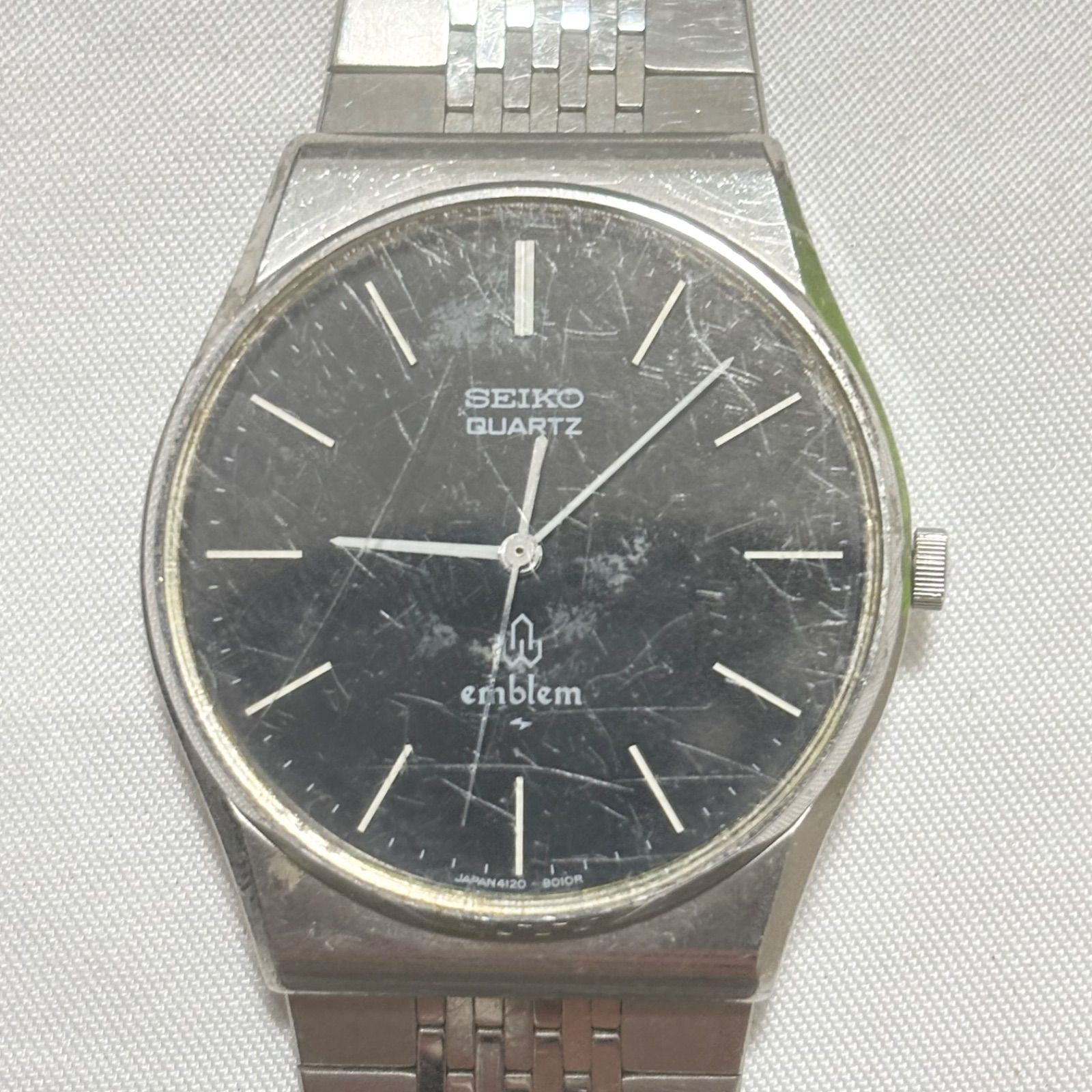 送料無料】SEIKO/セイコー/emblem/エンブレム/クォーツ腕時計/4120 