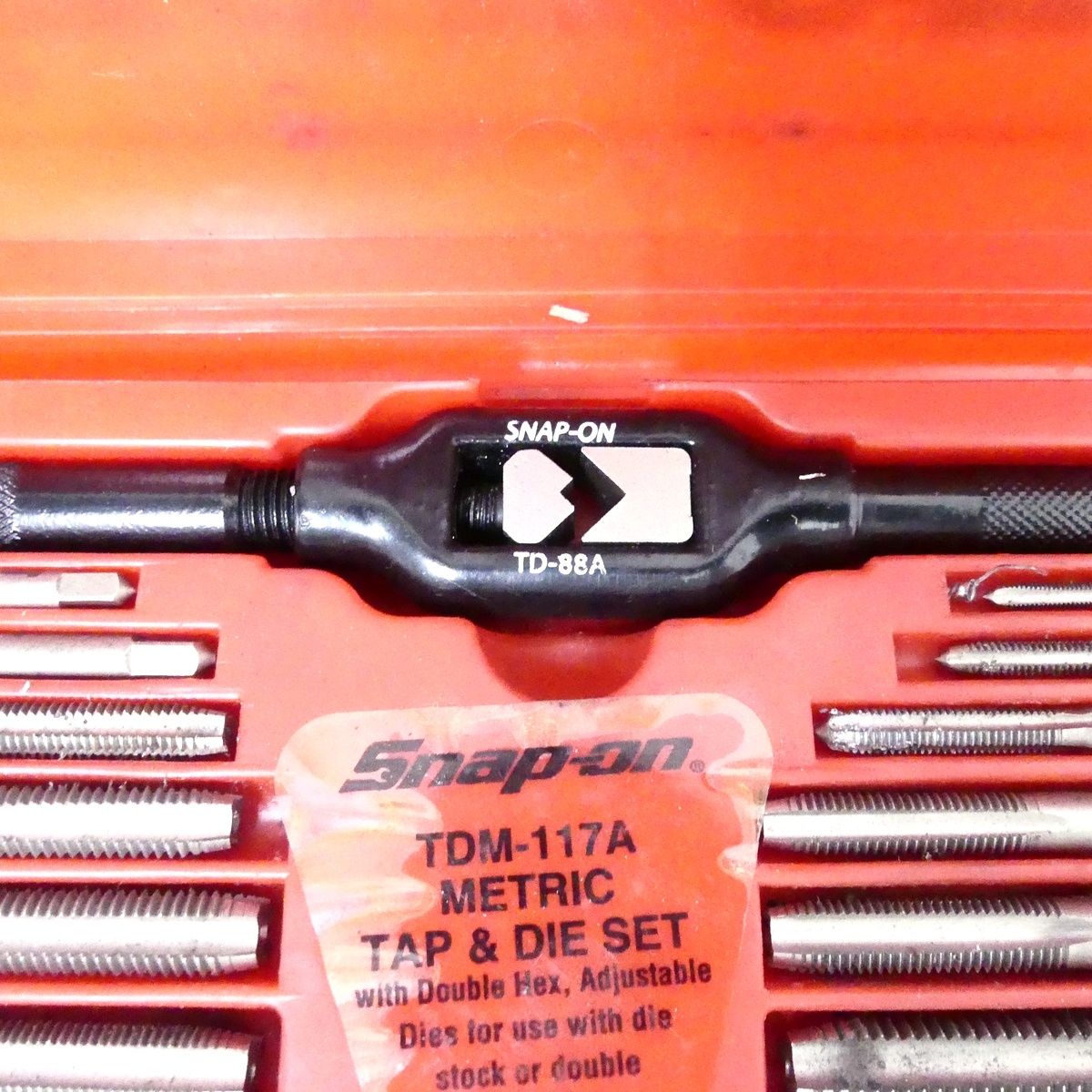 Snap-on TDM-117A ミリサイズ タップ&ダイスセット - メルカリ