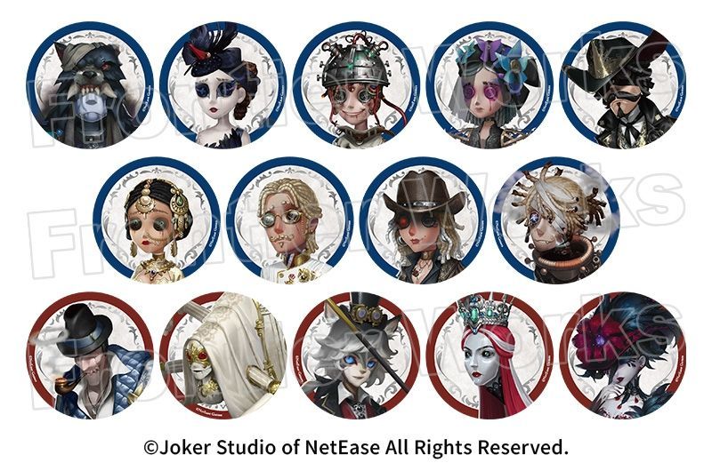 第五人格　RE:シリーズ　缶バッジ　イラストコレクション　6BOX Identity V ＜RE:シリーズ＞ トレーディング缶バッジ（イラスト