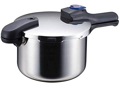 パール金属 圧力鍋 ステンレス 4 5 L 軽 い 切替式 片手 時短 IH対応 HB 2057 po