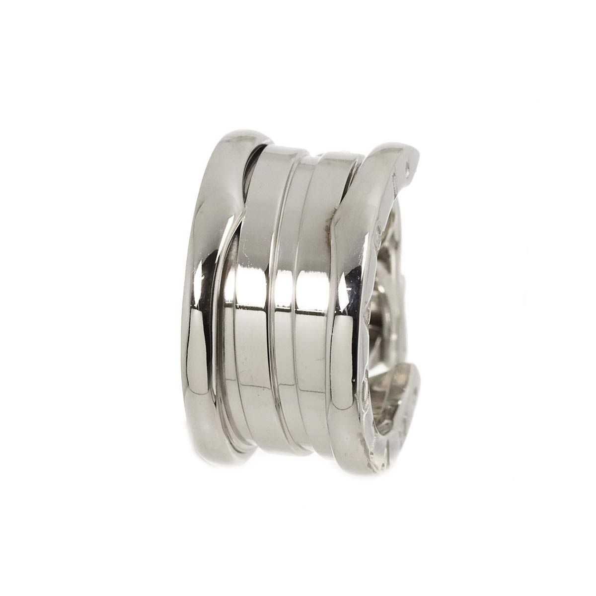 ブルガリ BVLGARI ビーゼロワン ピアス K18 WG ホワイトゴールド 750