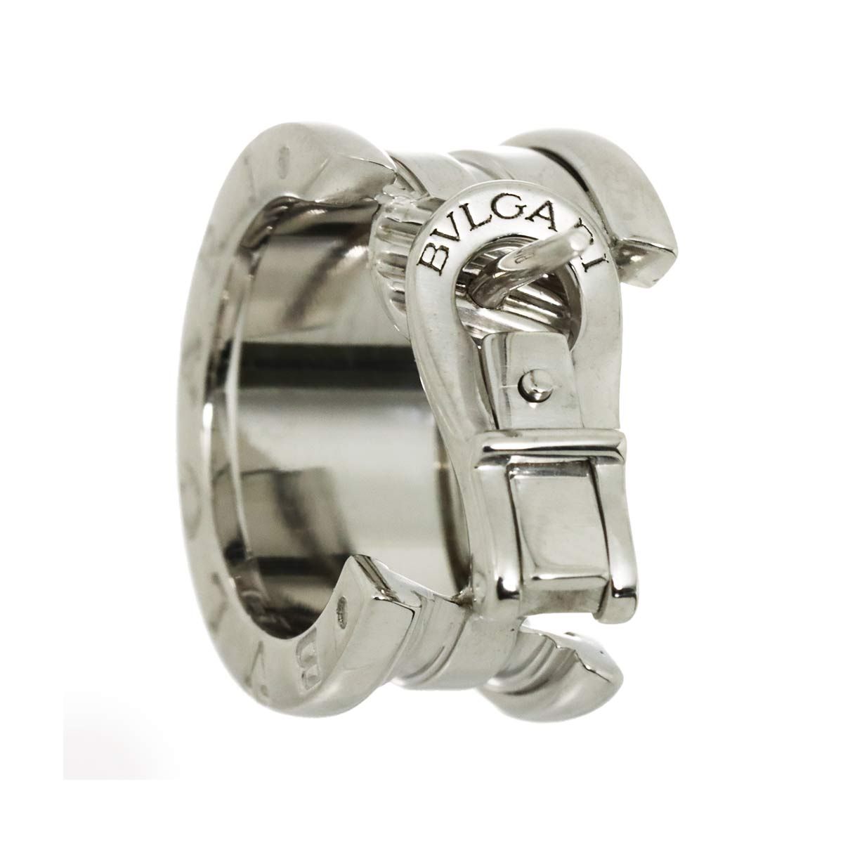 ブルガリ BVLGARI ビーゼロワン ピアス K18 WG ホワイトゴールド 750