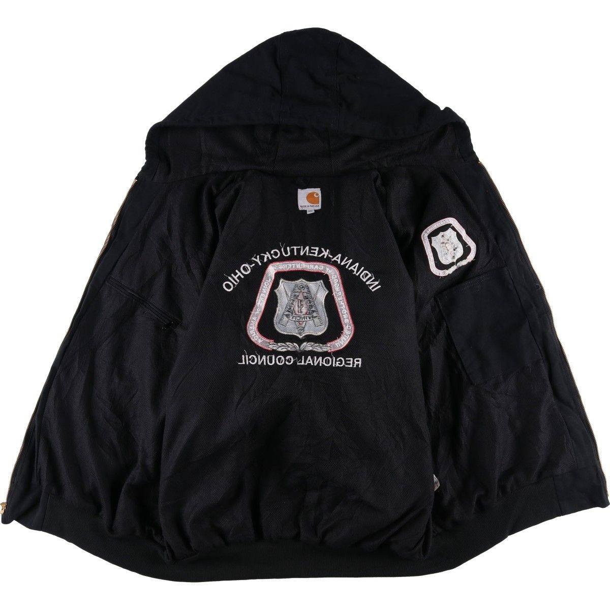 古着 カーハート Carhartt アクティブジャケット ダックフルジップ 