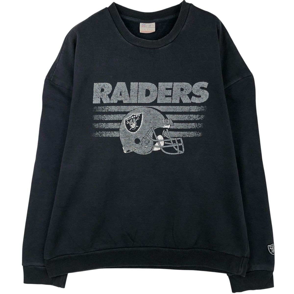 古着 NFL LAS VEGAS RAIDERS ラスベガスレイダース プリントスウェット 