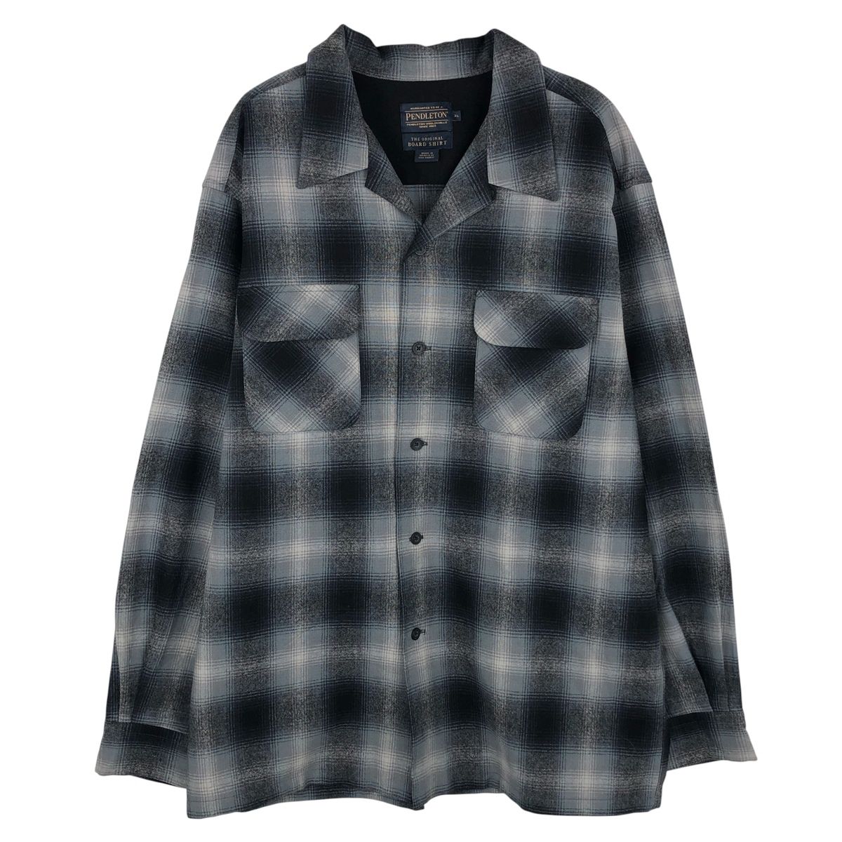古着 ペンドルトン PENDLETON ボードシャツ オンブレチェック オープン