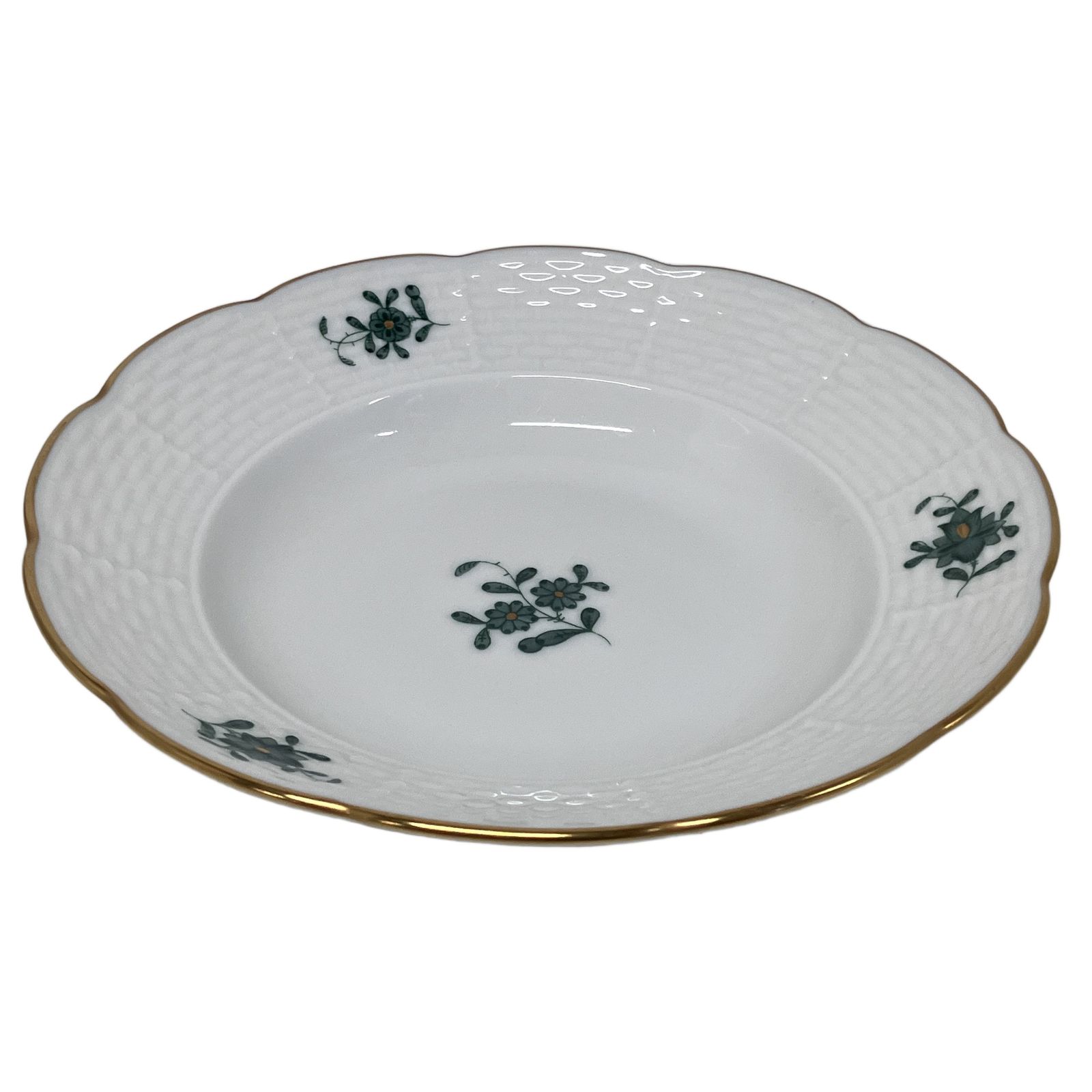 HEREND ヘレンド アポニー グリーン デザート プレート 食器 F10899571