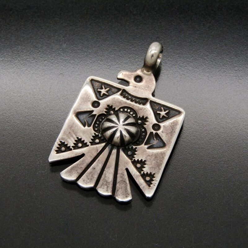 Darrell Cadman ナバホ族 ペンダント サンダーバード ダレルキャドマン