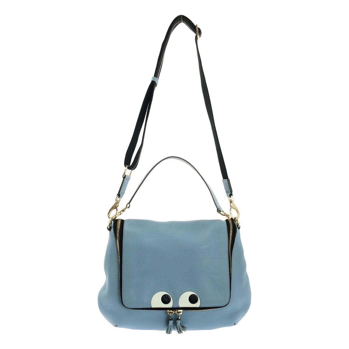 アニヤハインドマーチ  マキシジップ クロスボディ ANYA HINDMARCH / アニヤハインドマーチ | Maxi Zip Satchel Eyes 2way