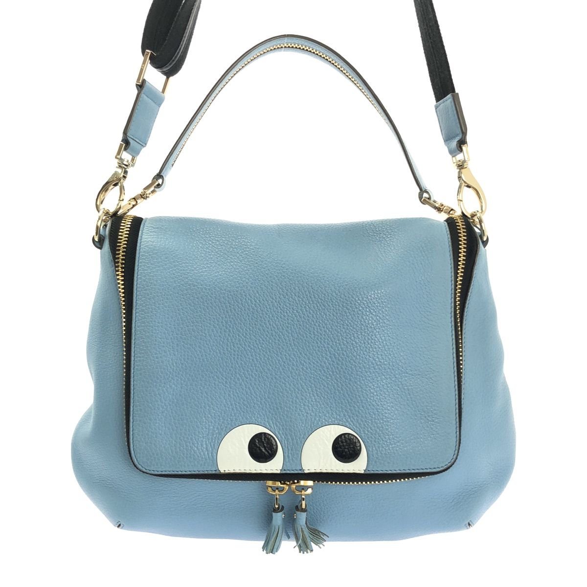 lin7766アニヤハインドマーチ MAXI ZIP CROSS BODY ANYA HINDMARCH - lin7766様専用アニヤハインドマーチ MAXI ZIP CROSS