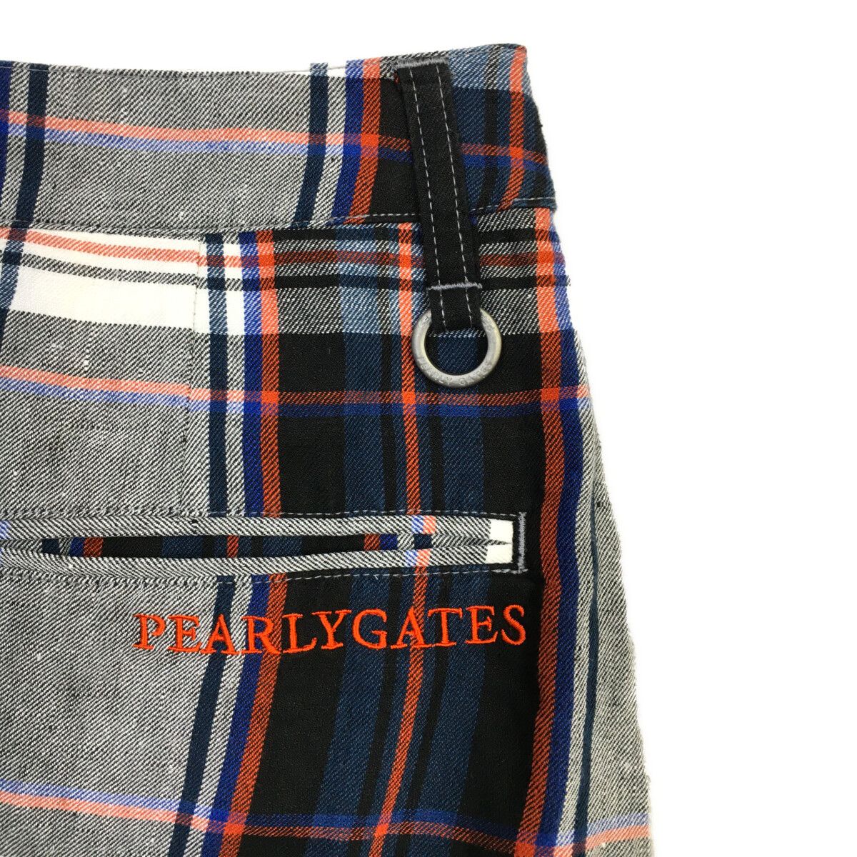 中古 レディース パーリーゲイツ PEARLY GATES スカート 1(M) 黒系 麻