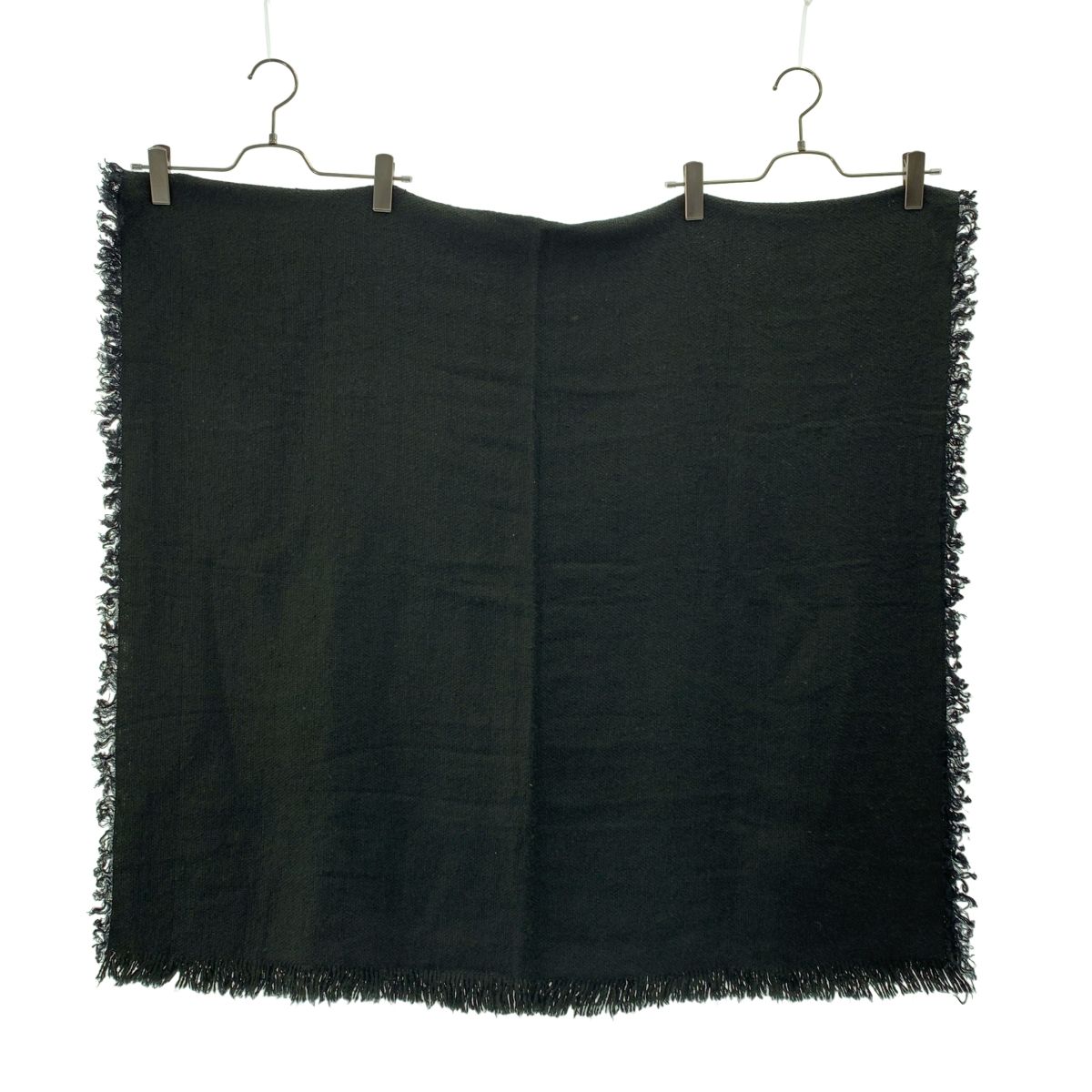 ASAUCE MELER / アソース メレ | フリンジ 大判ストール | ブラック