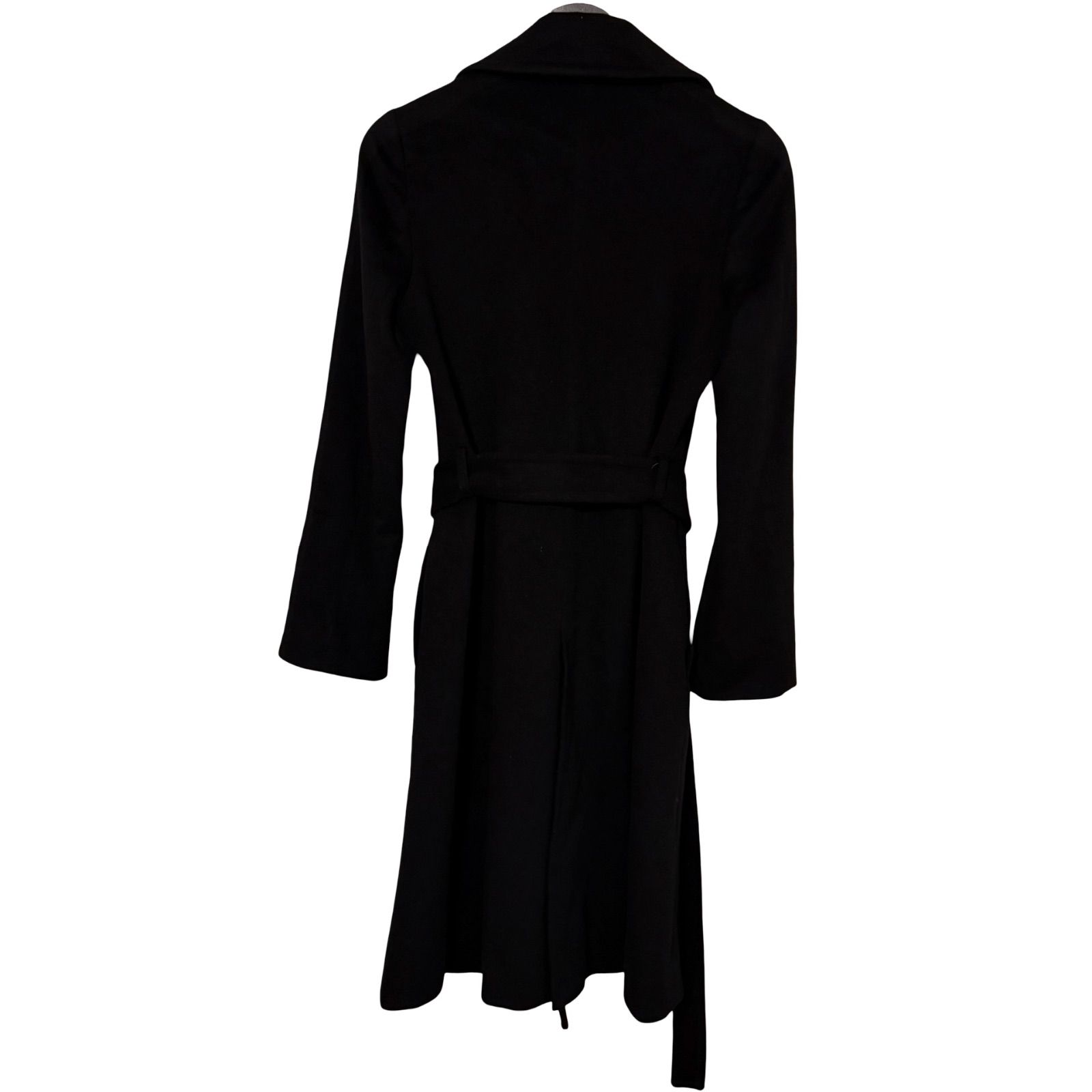 レディース M-PREMIER カシミヤロングコート 黒 M