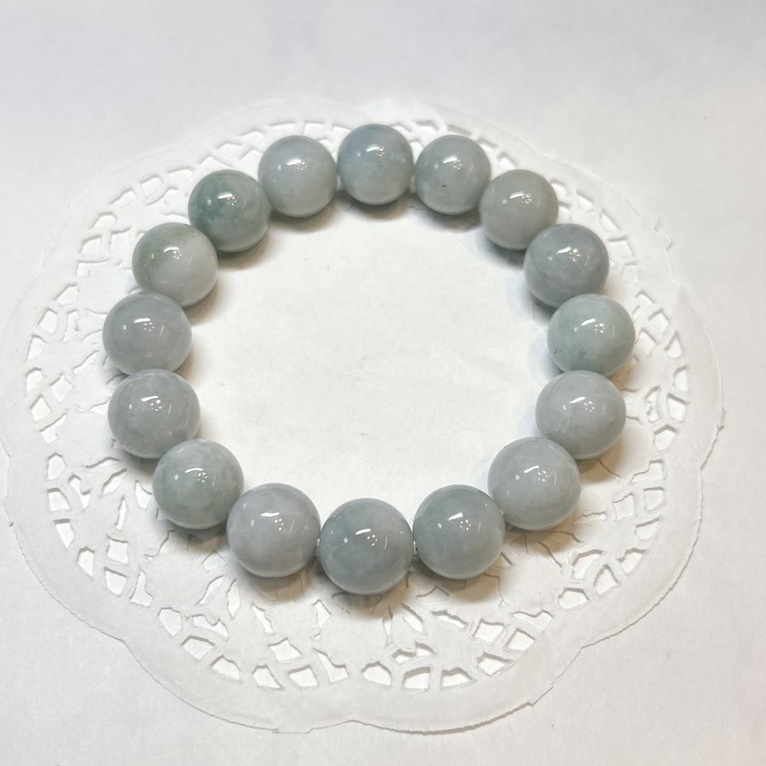  E18062 AA翡翠 13㎜ ブレスレット ヒスイ ジェード ジェダイド jade bracelet 天然石 キーフック 置物 インテリア小物