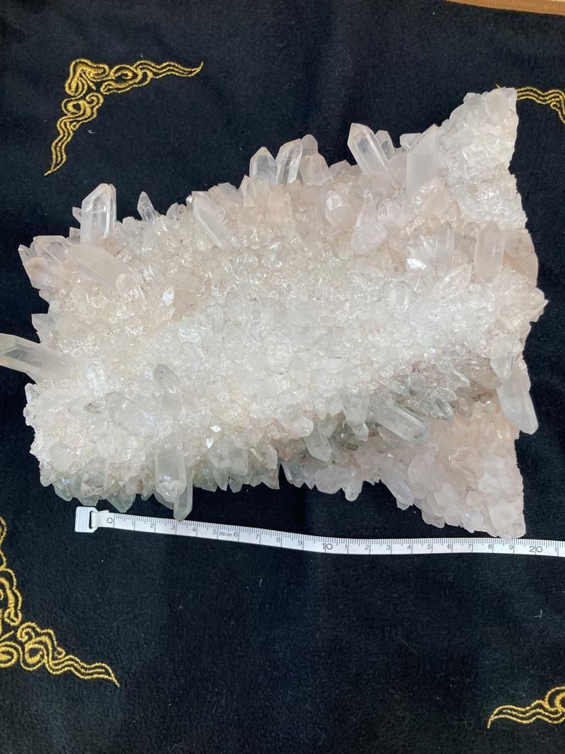  E32522 ヒマラヤ水晶 ヒマラヤ産 マニカラン産 水晶クラスター クォーツ 原石 天然石 鉱物 パワーストーン 陶器オブジェ 置物 インテリア小物