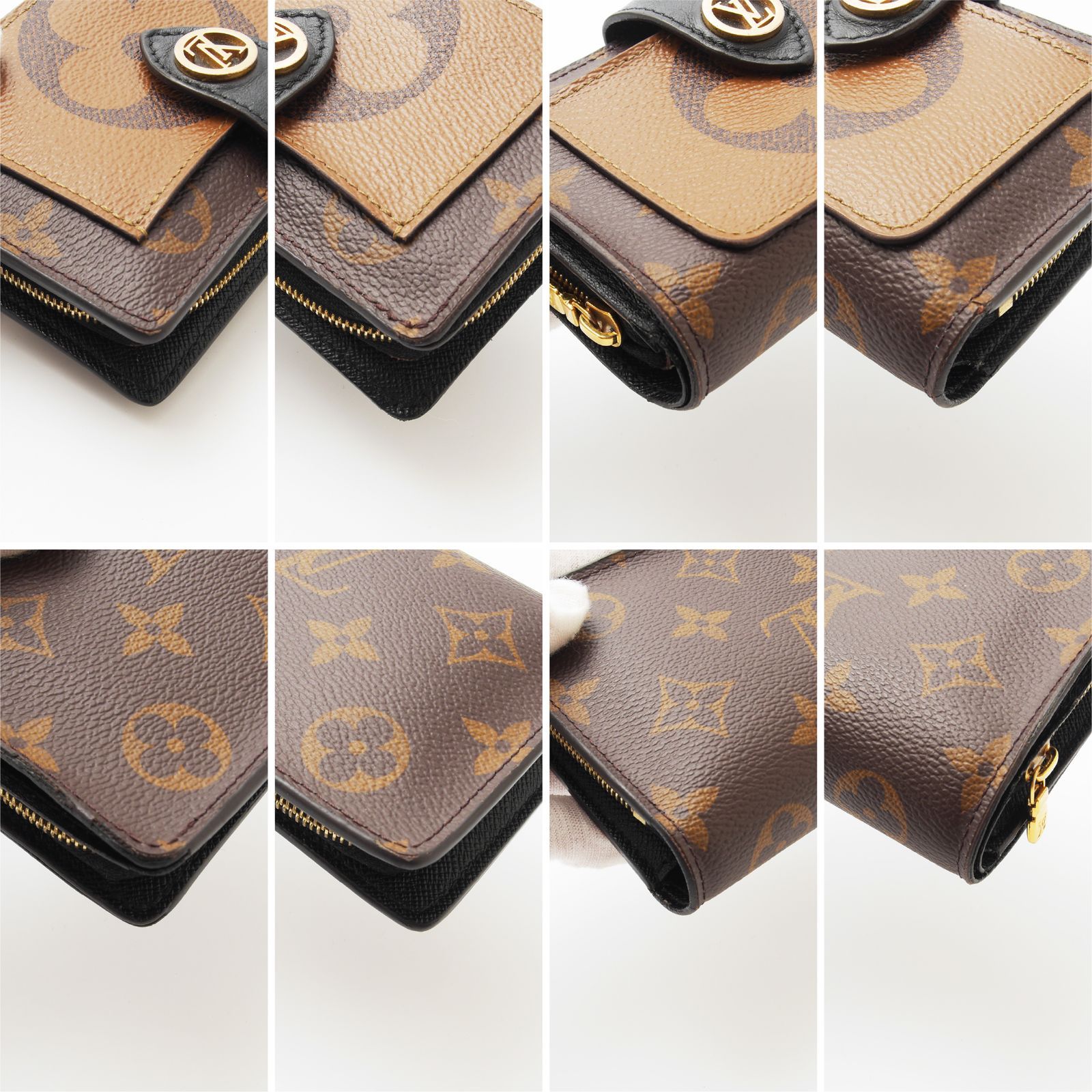 極美品】 ルイヴィトン モノグラムリバース ポルトフォイユ