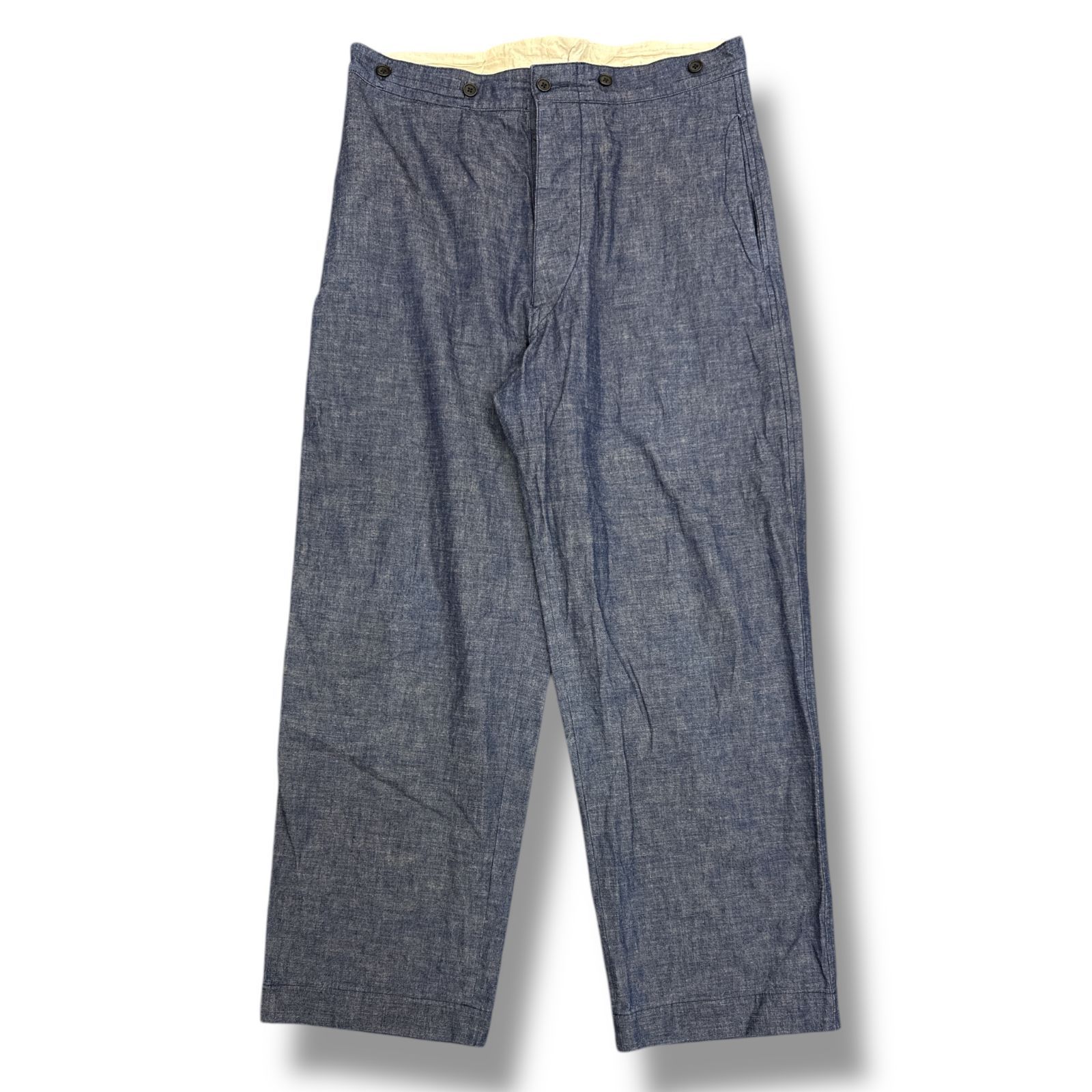 MAATEE&SONS シャンブレーワークパンツ ワークパンツ マーティーアンド 