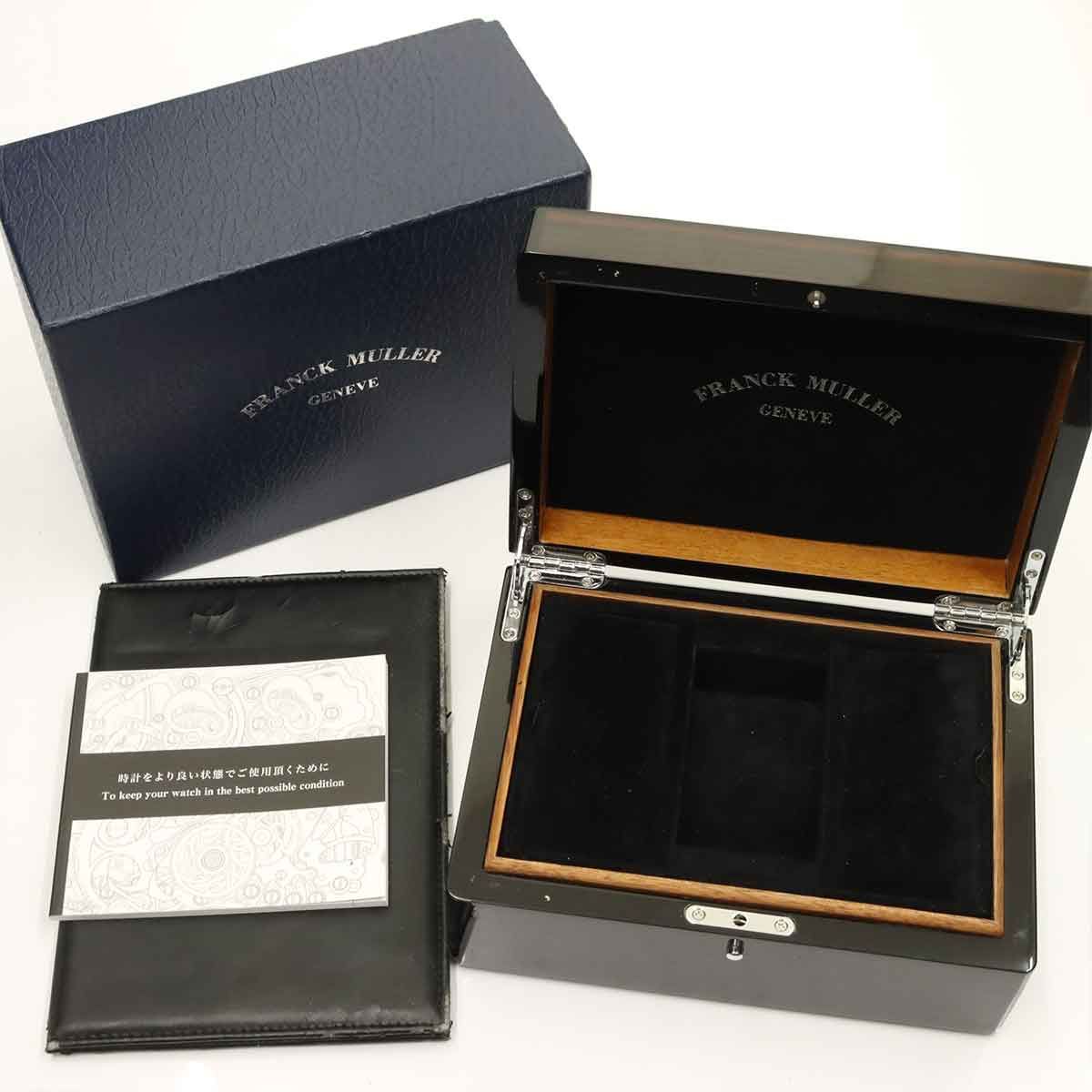 フランクミュラー FRANCK MULLER トノーカーベックス ヴェガス 5850VEGAS メンズ 腕時計 シルバー K18WG 自動巻き Curvex 90312834
