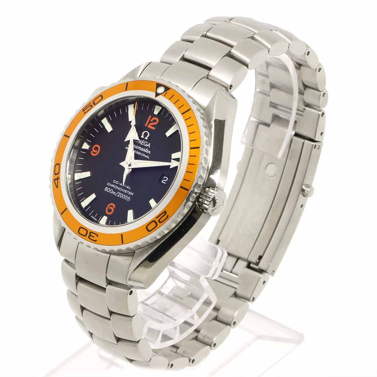  オメガ OMEGA シーマスター プラネットオーシャン コーアクシャル クロノメーター 600m 2208 50 デイト 自動巻き Seamaster 90313571 着回しアイテム 自動巻き時計 腕時計(アナログ)