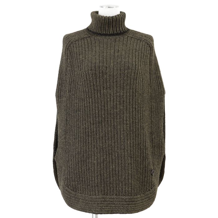 【GUCCI】【イタリア製】グッチ『タートルネックニットポンチョ』 SALE】GUCCI グッチ ニットポンチョ レディース サイズ S