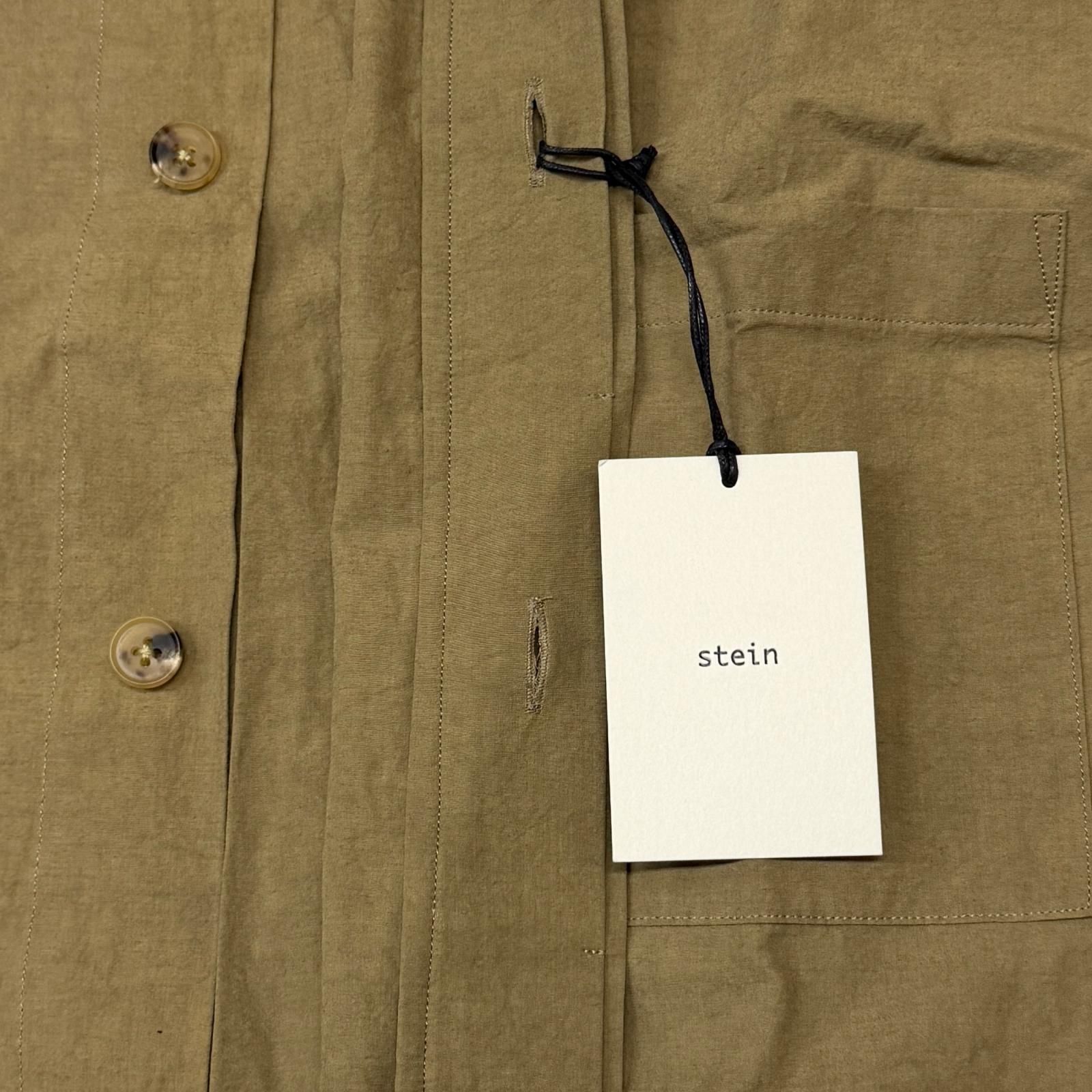 人気の商品 アウトレット 参考上代39600円 未使用 stein(ssstein) OVERSIZED MILITARY SHIRT オーバーサイズ ミリタリーシャツ シュタイン ST.367 ベージュ M （57280A）