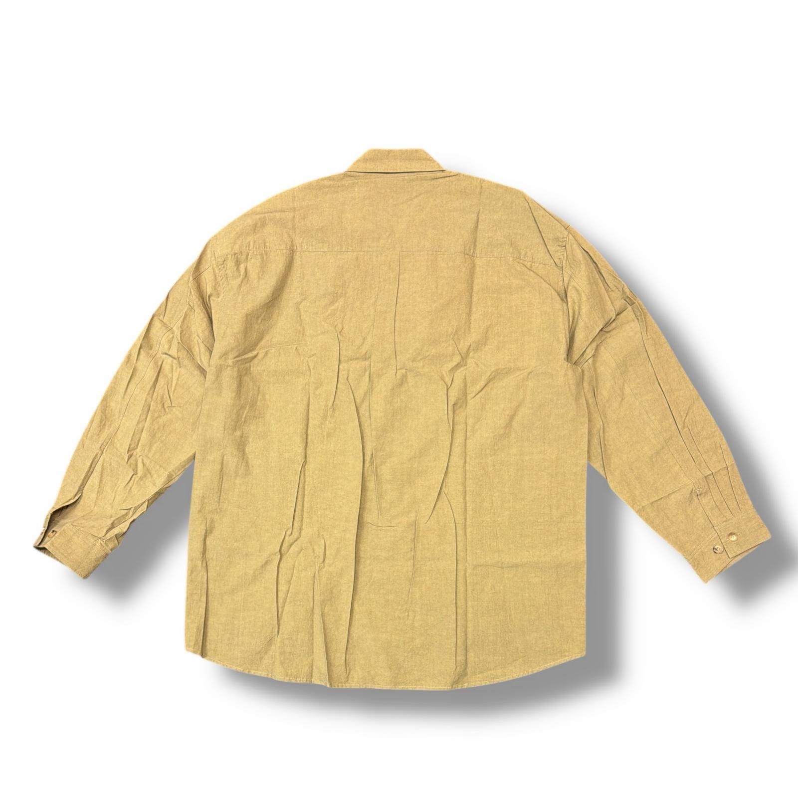 人気の商品 アウトレット 参考上代39600円 未使用 stein(ssstein) OVERSIZED MILITARY SHIRT オーバーサイズ ミリタリーシャツ シュタイン ST.367 ベージュ M （57280A）