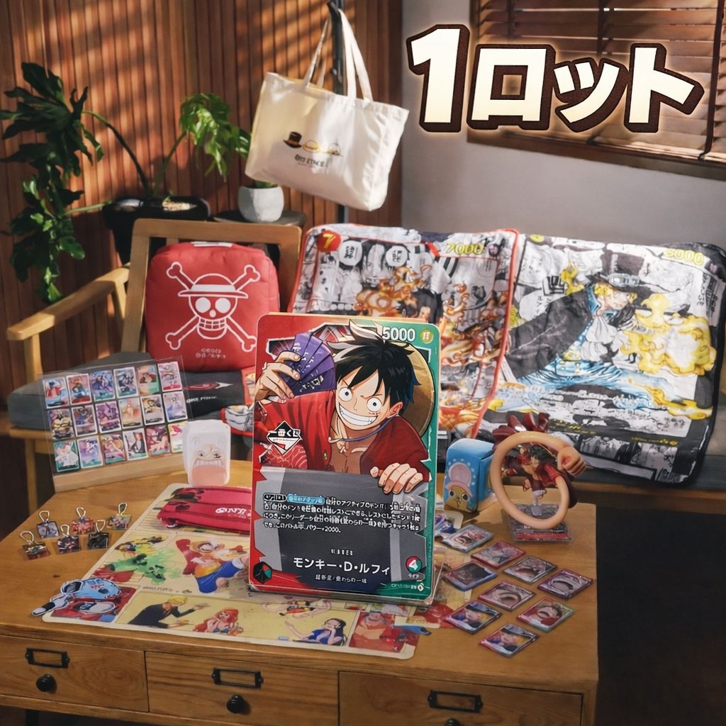 ワンピースカードゲーム ~ 一番くじ ~ 1ロット モンキー・D・ルフィ