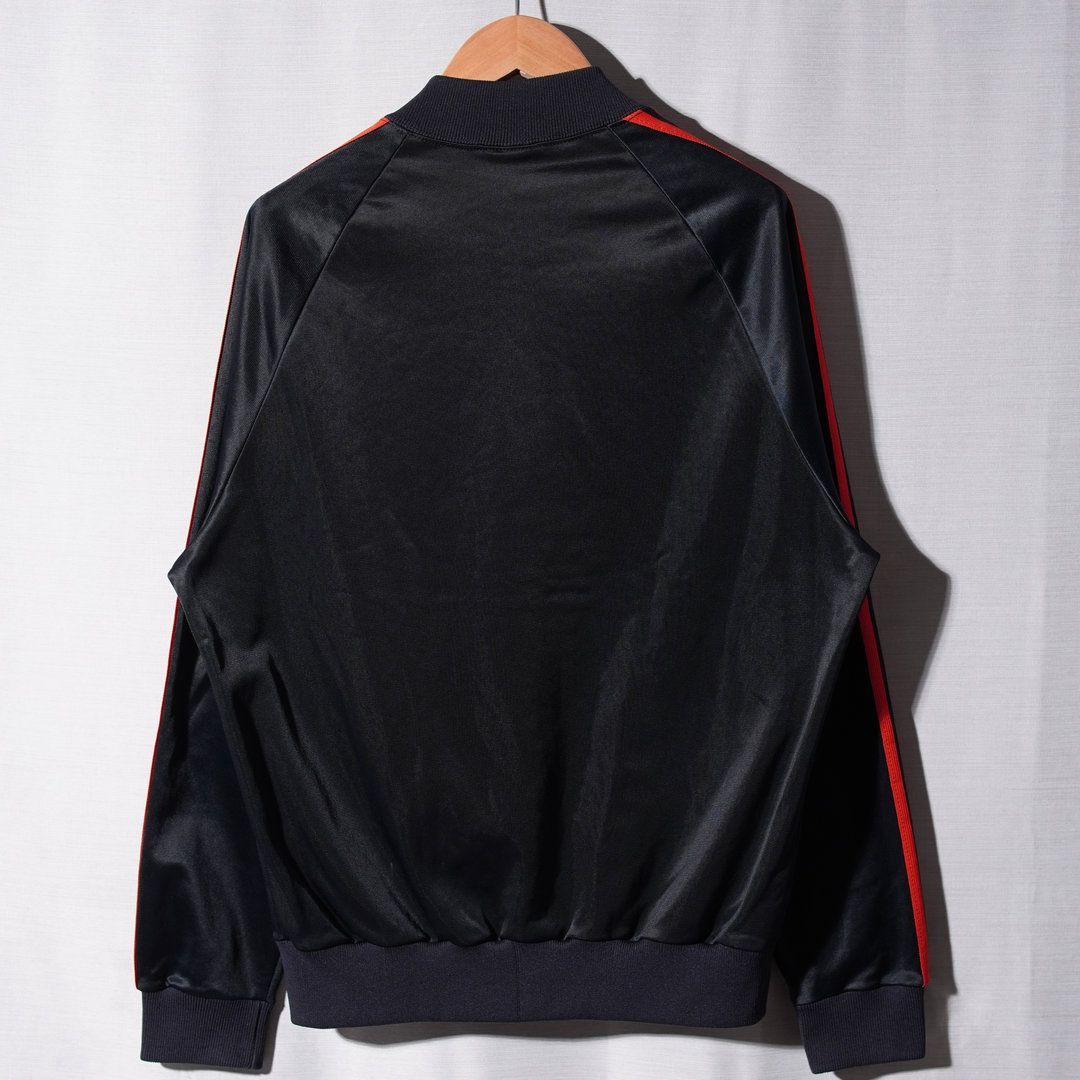 80s USA製 アディダス adidas ATP トラックジャケット M ブラック