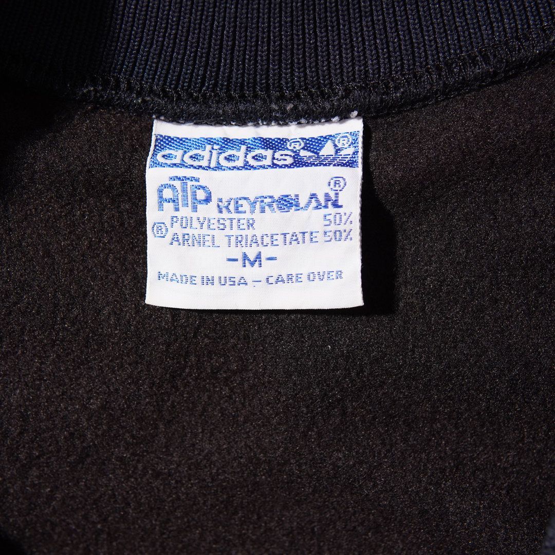 80s USA製 アディダス adidas ATP トラックジャケット M ブラック