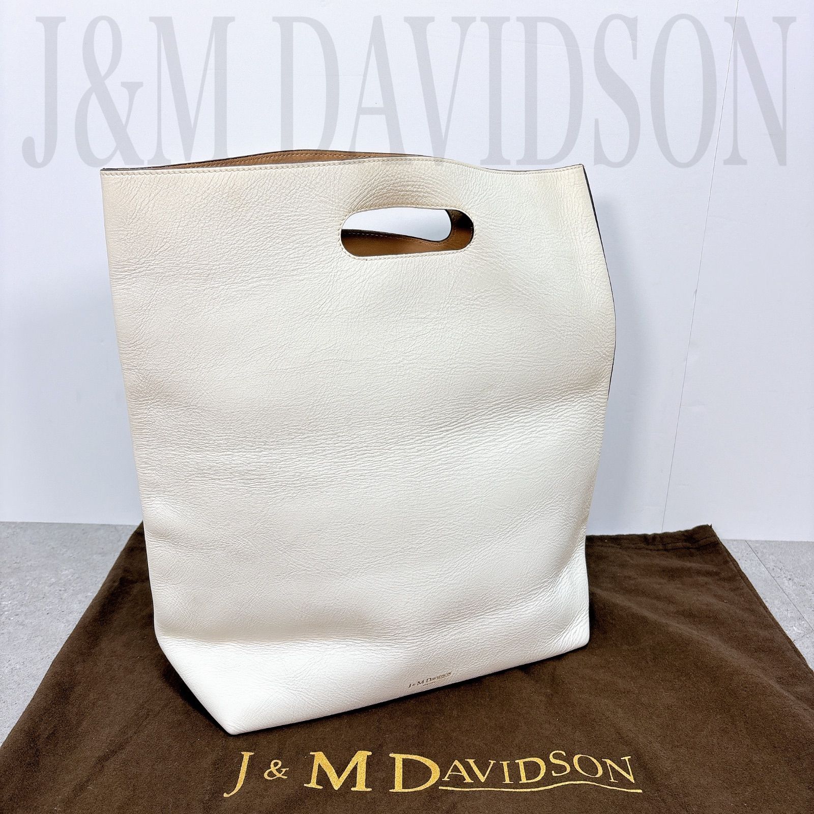 J&M DAVIDSON ジェイアンドエムデヴィッドソン レザー トートバッグ 