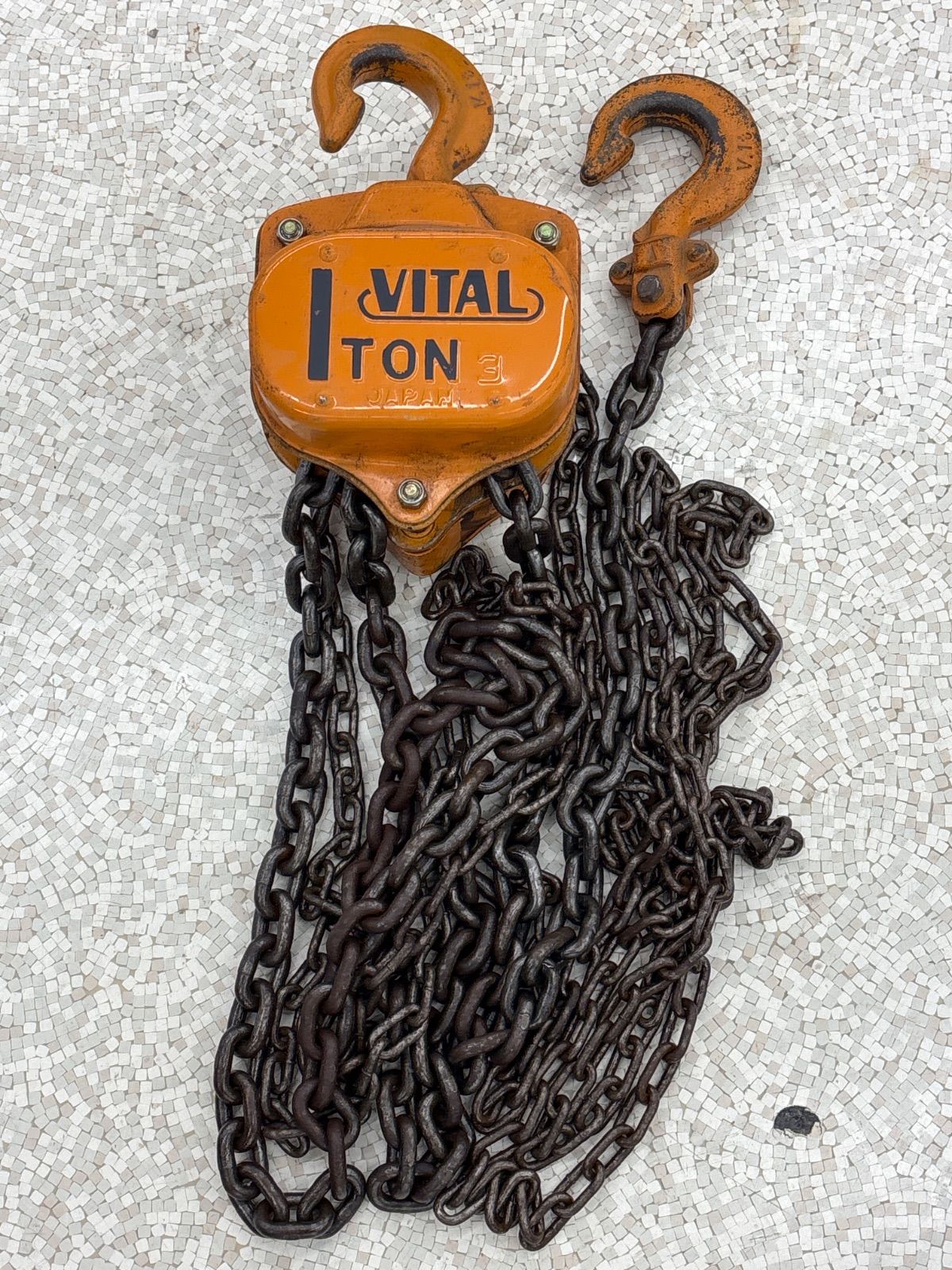 VITAL チェーンブロック 1TON 1t 動作確認済み - メルカリ