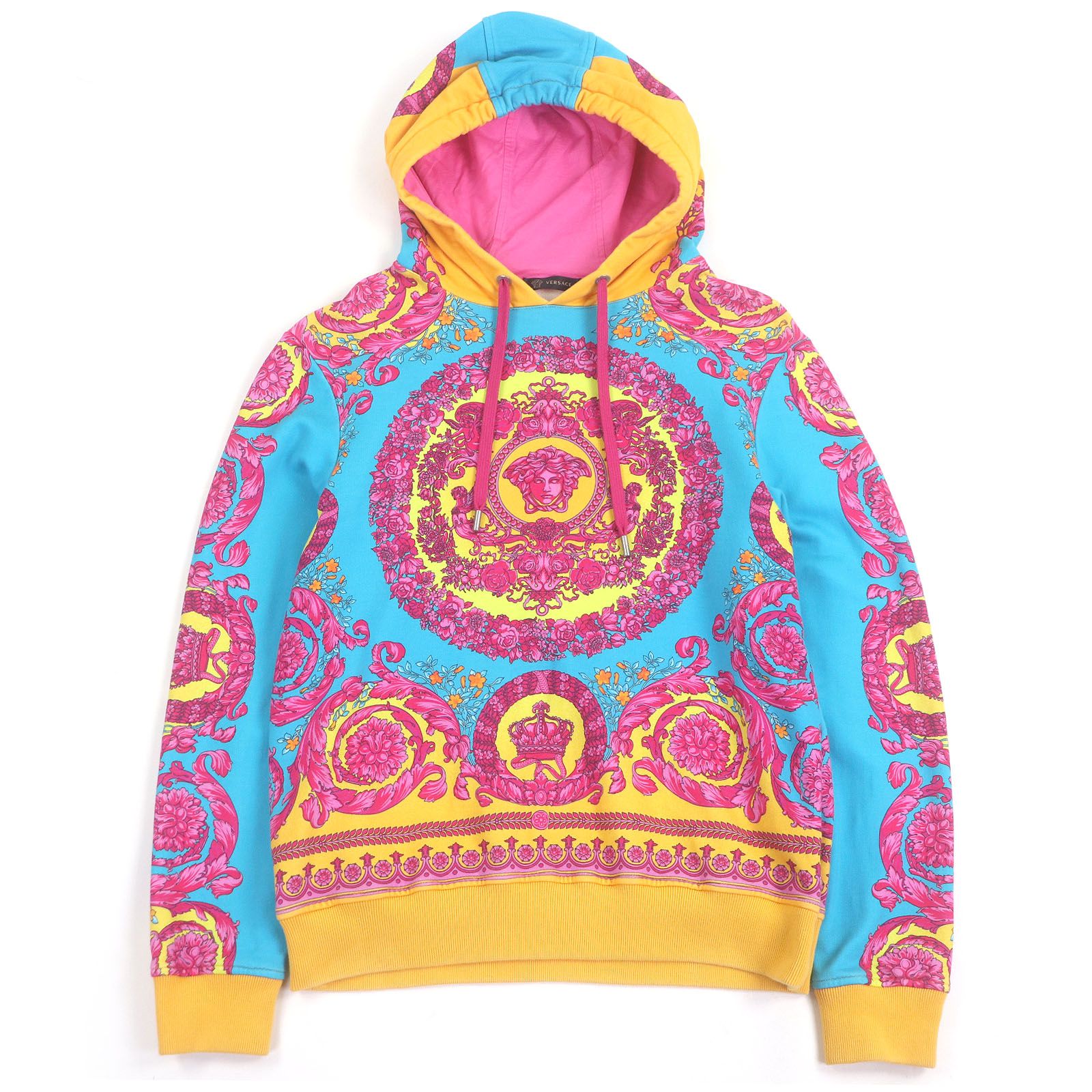 極美品□VERSACE ヴェルサーチ メデューサ バロックプリント プル 