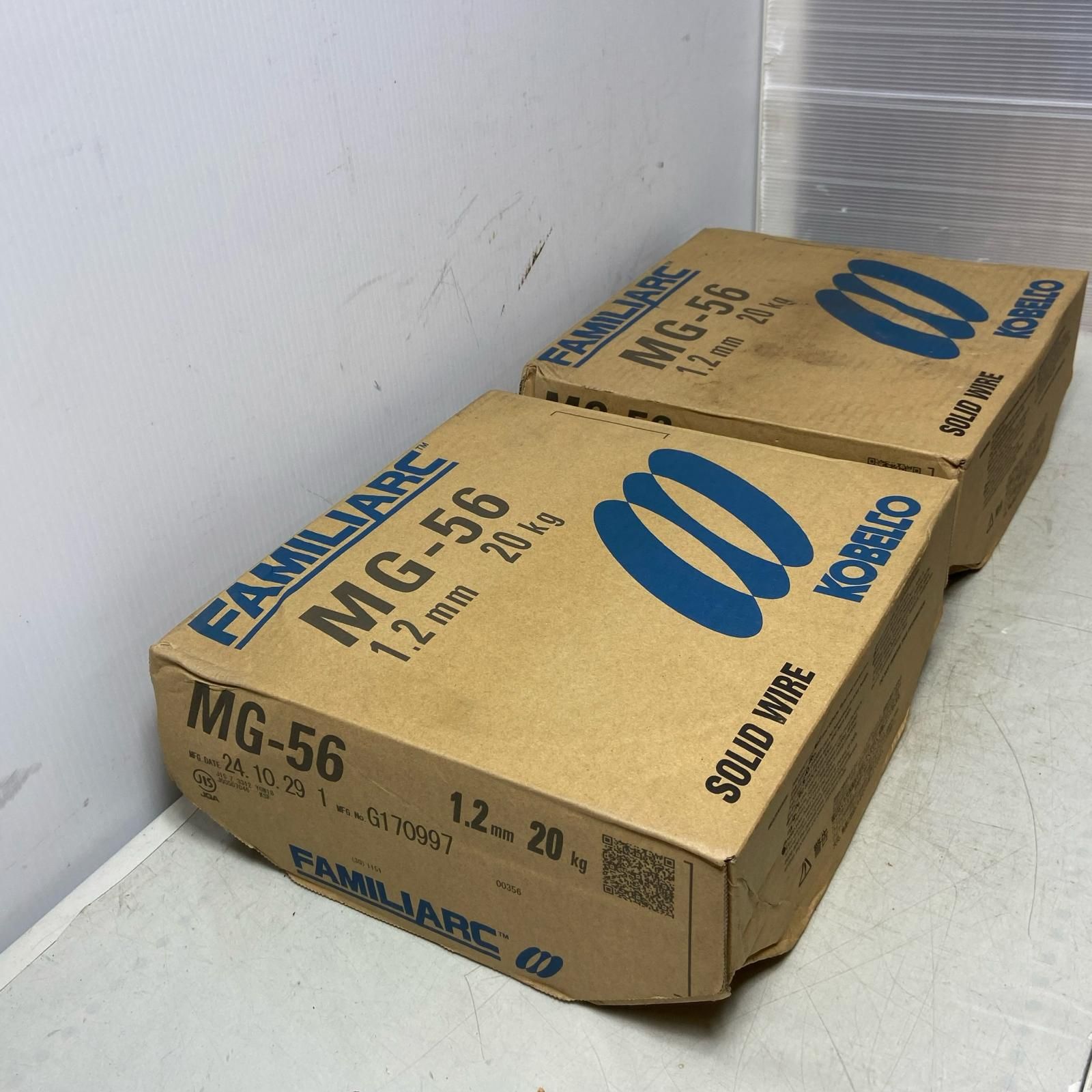 ΦΦKOBELCO 神戸製銅 CO 2高電流用 1 2 mm 20 kg 溶接ワイヤ MG 56